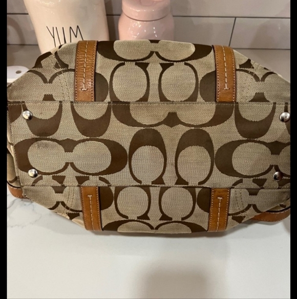 Coach Signature Jacquard Gallery Tote